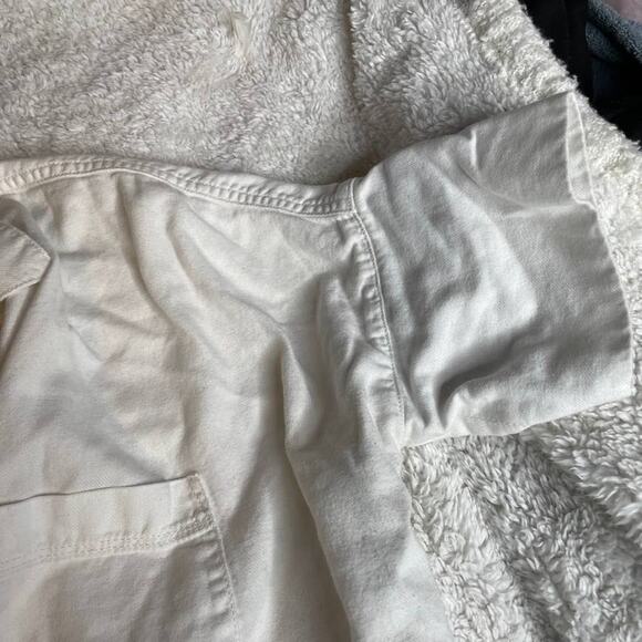 MADEWELL Button Up White Collared Shirt Short Sleeve Extra Small XS - Picture 4 of 4